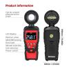 PYPYP Light Meter,Digital Luxmeter, Digital Light Meter Professional Lux Meter High Accuracy Illuminometer Lux/Fc Photometer Enviromental Tester Lighting Intensity Brightness Measurement view 2