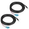 2PCS 22AWG Trail Camera External Power Cord, 6.5FT DC Plug Connector DC 4.0x1.7mm External Power Cable Compatible with Tactacam Reveal X XB SK, Wise Eye, Barn Owl, Snyper, Spartan, Covert Cameras view 1