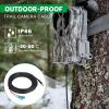 Varbmt Trail Camera Power Cord 79-inch(2M), 22AWG 5.5x2.1mm DC External Power Cable Compatible with Spypoint, Stealth Cam, Moultrie, Muddy Trail Camera, Solar Panels, 1PCS view 3