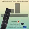 GHUST AH81-15047A Replacement Remote Control for Samsung Sound bar Speaker HW-B43C HW-B450 HW-B530 HW-B550 HW-B53M HW-B53C HW-B650 HW-B63C HW-B63M HW-B67C HW-B45E HW-B67E HW-B430 HW-B440 HW-Q600 view 2