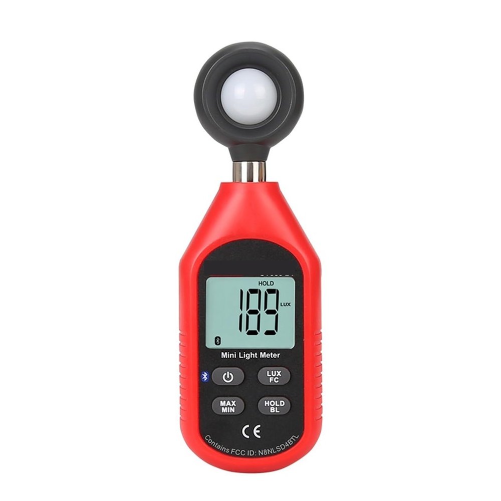 PYPYP Light Meter,Digital Luxmeter, Mini Environmental Illuminometer Lux FC Environmental Testing Equipment Handheld Illuminometer Lighting Intensity Brightness Measurement