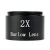 1.25" 2X Lens Metal Multi-Coated Optics Telescope Accessories 1.25" 31.7mm with M28.6x0.6 Thread view 1