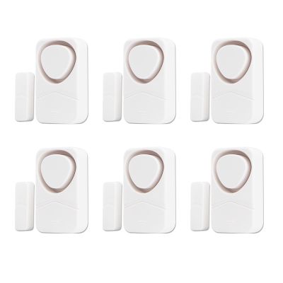 NineLeaf Door Alarms When Opened, Door Chime, Window Alarm Sensors, Door Alarm, Door Alarms for Kids Safety, 4 Modes to Choose, 110dB High Volumem, for Home Garage Apartment Office, 6PK