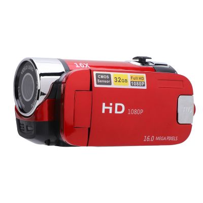 Acouto Digital Video Camera, Video Camera Camcorder 16MP 1080P HD 16X Digital Zoom 2.4 Inch Rotation Screen Digital Video Recorder Vlogging Camera for Students Travel