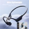 Bone Conduction Headphones Open Ear Headphones Bone Conduction Headphones Waterproof Built-In 29Gb Mp3 8Hrs Battery Open Ear Headphones Wireless Bluetooth 5.3 for Swimming,Cycling,Running black view 4