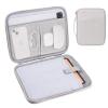 9-11 Inch Tablet Carrying Sleeve, Misty Blue(PU)+White Gray(Fabric), 2Pcs view 2