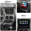 2 Din Head Unit Car Radio Frame Kit Compatible with Strada 2012 2013 2014 2015 2016 2017 2018 2019 Auto Stereo Dash Fascia Trim Bezel view 3