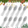 Wall Mounted Punch-Free Adhesive Removable Cord Holder Organizer, Cord Organizer For Appliances, Garland Straps for Mantle (Transparent,10Pcs) view 1