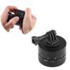 360 Metal Rotating Tripod, 60 Minutes Panning Rotating Tripod Time Lapse Stabilizer 1/4 Mounting Screw with 450g Load Capacity for Smartphones and Cameras view 2
