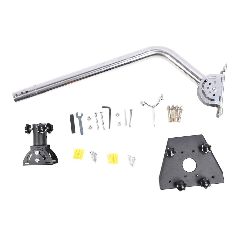 Adjustable Satellite Wall Mount, 43cm Long Arm, 360 Rotatable Top Adapter Satellite Mounting Bracket for V3 (Gen3) Devices