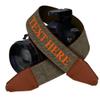 Custom Camera Strap, Embroidered Name Camera Strap Padded Universal Fit Neck Shoulder & Crossbody Strap Quick Release For DSLR/SLR/Mirrorless Canon Nikon Sony Compatible Photographers Gift - Brown view 1