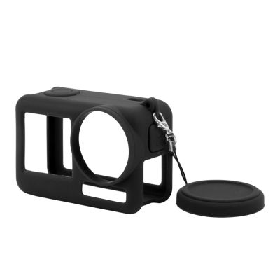 AKLOSIPY Action Camera Ive Case Silicone Ive Case Action Camera Ive Accessories Suitable for Action 4/3 BlackAction Camera Silicone CaseSilicone Case for Osmo Action 4 3 Action Camera