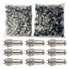 100 Sets GX20 Aviation Circular Panel Mount Connectors, 2-15 Pin Options, Metal Adapter, Male & Female Plug & Socket, (2P) view 2
