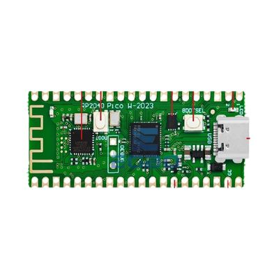 1~4PCS RP2040 RastpbeRpy Pi Pico W Board with 2.4G WF Dual-Core 264KB ARM Microcomputers High-Performance Cortex-M0 Processor