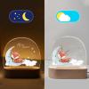 Personalized LED Night Light for Children, Customizable Acrylic Lamp with Name & Date, Gifts for Nursery, Baby Shower Birthday Christmas, Children's Bedroom Decorative Gifts for Baby Boys Girls view 2