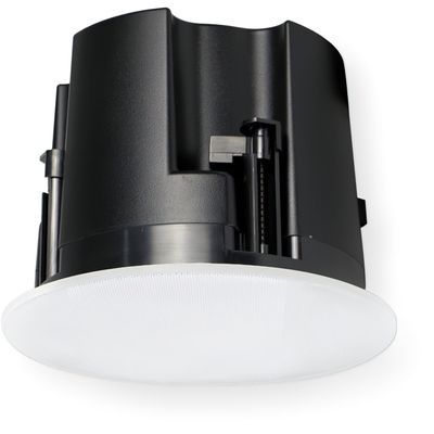 CMX Audio CSK-613HTM 2-Way Ceiling Speaker with Back Cover; 100V Line with Transformer and Back Can; 6.5" Bass Speaker with 1" Tweeter; Flush Mount; Magnetic Frameless Grille; ABS Baffle and Back Can