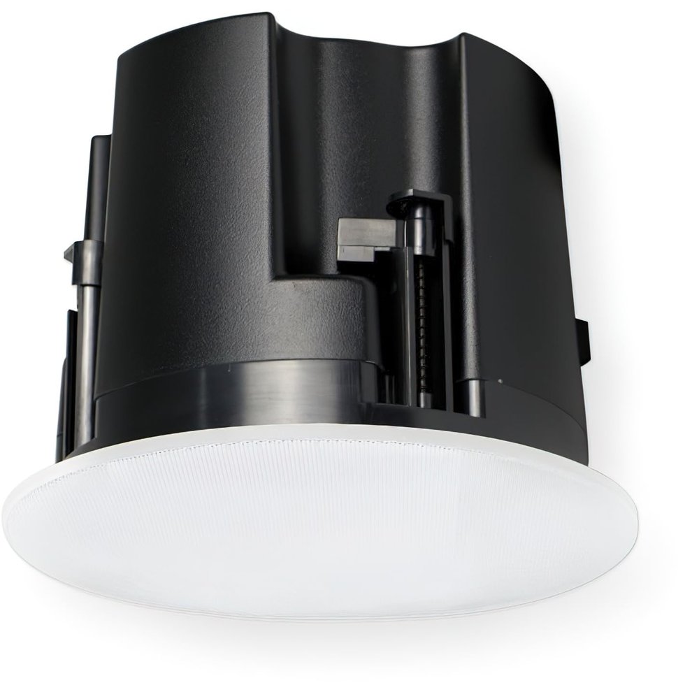 CMX Audio CSK-613HTM 2-Way Ceiling Speaker with Back Cover; 100V Line with Transformer and Back Can; 6.5" Bass Speaker with 1" Tweeter; Flush Mount; Magnetic Frameless Grille; ABS Baffle and Back Can