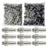 100 Sets GX20 Aviation Circular Panel Mount Connectors, 2-15 Pin Options, Metal Adapter, Male & Female Plug & Socket, (12P) view 2