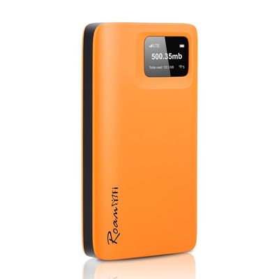 RoamWiFi 4G LTE Mobile Hotspot Router Worldwide Portable High Speed Hotspot with US 1GB Data 30Day No SIM Card Needed 10 Connected Devices Pocket Hotspot for Travel in 170+ Countries