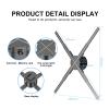 Advertise 3D Hologram Fan, 24.4" Advertise Display Fan High Brightness Hologram Fan Naked Eye Holographic Video Projector Advertising view 2