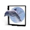 Advertise 3D Hologram Fan, 17.7inch 3D Holographic Fan Projector Rotating Virtual Stereoscopic Aerial Imaging With Colorful Display, Grey view 2