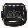 American Darling Camera Bag Suede Genuine Leather | Western Handbag Handmade Shoulder for Women Festival view 4