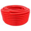 Flexible Polyethylene HDPE Non-Split Corrugated Wire Loom Tubing (Red, 1-1/2" Dia. x 100 ft) view 1
