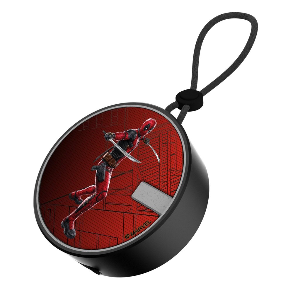 Keyscaper Marvel Deadpool MechLine Waterproof Speaker