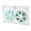 Bewinner Reel to Reel Blank Cassette Tape, Blank Cassette Tapes ABS Aluminum Alloy Transparent Low Noise DIY Homemade 46 Minute Recording Time for Recording Music (Green) view 3