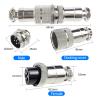 5Sets Aviation Connector,GX20 20mm 2/3/4/5/6/7/8/9/10/12/14/15 Pin Aviation Connector Docking Femal & Male M20 Circular Plug with Cover(6P) view 3