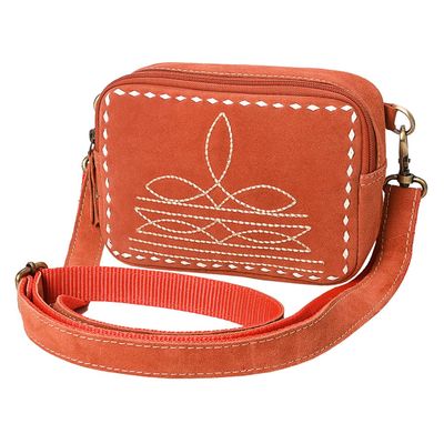 American Darling Camera Bag Suede Genuine Leather | Western Handbag Handmade Shoulder for Women Festival
