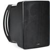 CMX Audio WSK-440P 2-Way Outdoor Wall Mount Loudspeaker, Black; Weatherproof; Water-Resistant IP66 Rate; Line Input 100V/70V with 8 Ohm Bypass; 4.5" Polypropylene Woofer and 0.75" Silk Tweeter view 1