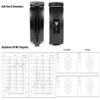 CMX Audio WSK-440P 2-Way Outdoor Wall Mount Loudspeaker, Black; Weatherproof; Water-Resistant IP66 Rate; Line Input 100V/70V with 8 Ohm Bypass; 4.5" Polypropylene Woofer and 0.75" Silk Tweeter view 2
