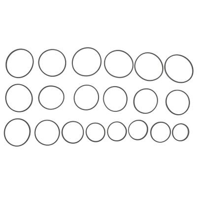 HOMSFOU 20pcs Recorder Rubber Belts for Cassette and Tape Machines Rubber Replacement Belts for Audio and Video Devices Fit for Recorders Low Noise Operation