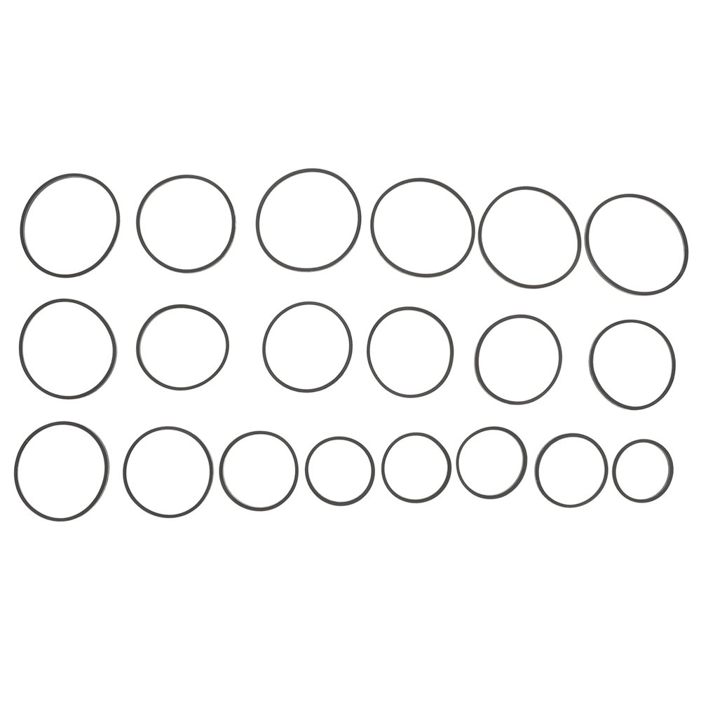 HOMSFOU 20pcs Recorder Rubber Belts for Cassette and Tape Machines Rubber Replacement Belts for Audio and Video Devices Fit for Recorders Low Noise Operation