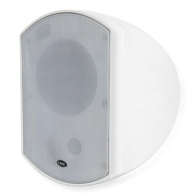 CMX Audio WSK-R30W 2-Way Wall Mount Speaker, White; 100V/70V Transformer; 5.25" Woofer with 1" Silk Tweeter; ABS Enclosure; Waterproof Finish Metal Grille; Mounting Bracket Included