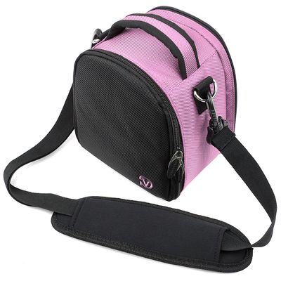 Vangoddy Laurel Baby Pink Carrying Case Bag for Canon VIXA Series Camcorders