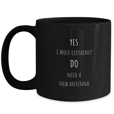 Ham Radio Mug, Amateur Radio Operator Mug, Gift for Ham Radio Enthusiast, Sarcastic Ham Radio Novelty Cup, Ham Radio Gift Ideas