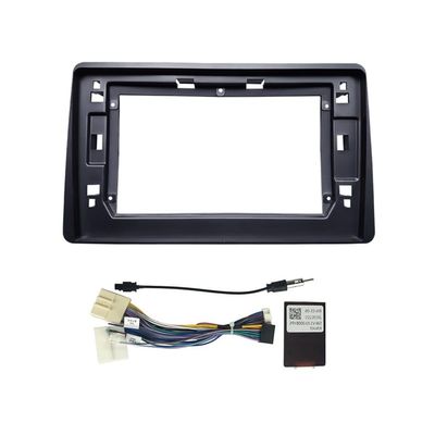 10" 2 Din Car Radio Frame Kit Compatible with Duster 2018-2019 DVD Multimedia Player Auto Stereo Install Fascia Dash Kit Panel Cover(Frame cable canbus,7 inch)