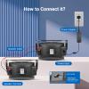 Herdio 5.25 Inches 300 Watts Outdoor Bluetooth Speakers, Bluetooth 5.3,TWS Stereo Paring,Wall Mount Speaker System Waterproof Suitable for Patio Home Poolside Deck Backyard (Pair, Black) view 3