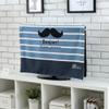 Custom TV Cover for LCD/LED TV Personalized with Photo Text Logo Design Your Own Polyester Microfiber Cloth Easy to Cover Your TV, DarkGreen, 65" view 3
