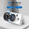 Herdio 5.25 Inches 300 Watts Outdoor Bluetooth Speakers, Bluetooth 5.3,TWS Stereo Paring,Wall Mount Speaker System Waterproof Suitable for Patio Home Poolside Deck Backyard (Pair, White) view 4