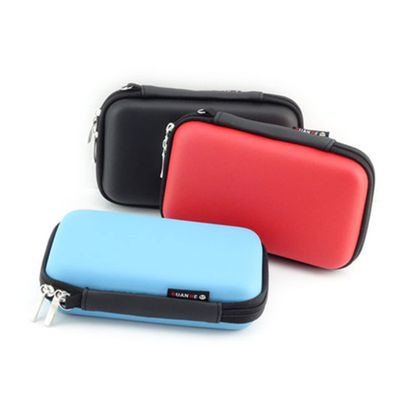 CAXUSD Portable Electronics Accessory Organizer Case Travel Storage Bag for Cables Chargers and Gadgets Black Design for Easy Organization