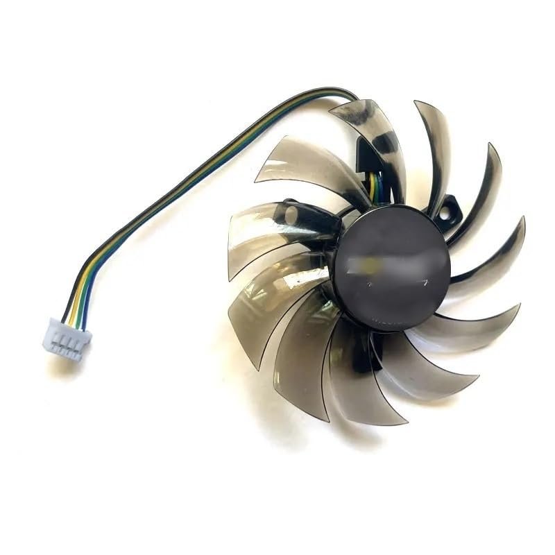 AYYDXRK 75MM 4PIN GA81S2U T128010SU DIY GPU Fan GTX970 Compatible with GTX 660Ti 650Ti Boost GTX 970 Gigabyte GTX 670 680 760 Ti Cooler Fans(ZOTAC Fan)