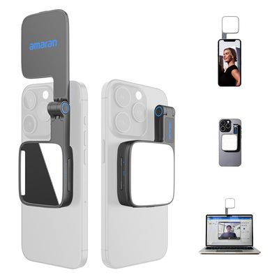 amaran Go Bi-Color Ultra Compact Mini Phone Light, Charcoal