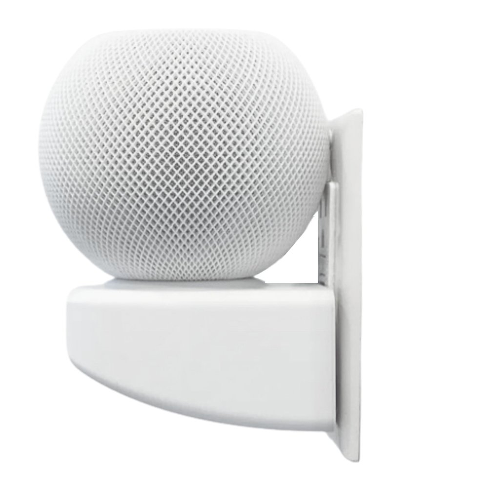 Wall Shelf Compatible with HomePod Mini, 3D Printed Adapter for Charging Cube, White