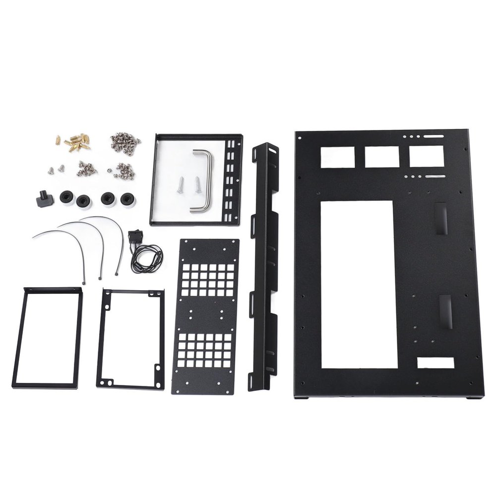 ACAGALA DIY Computer Motherboard Case Rack Powerful Cooling Steel Plate ATX M ATX ITX Gaming PC Case Open Frame with Handle