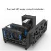 ACAGALA DIY Computer Motherboard Case Rack Powerful Cooling Steel Plate ATX M ATX ITX Gaming PC Case Open Frame with Handle view 3
