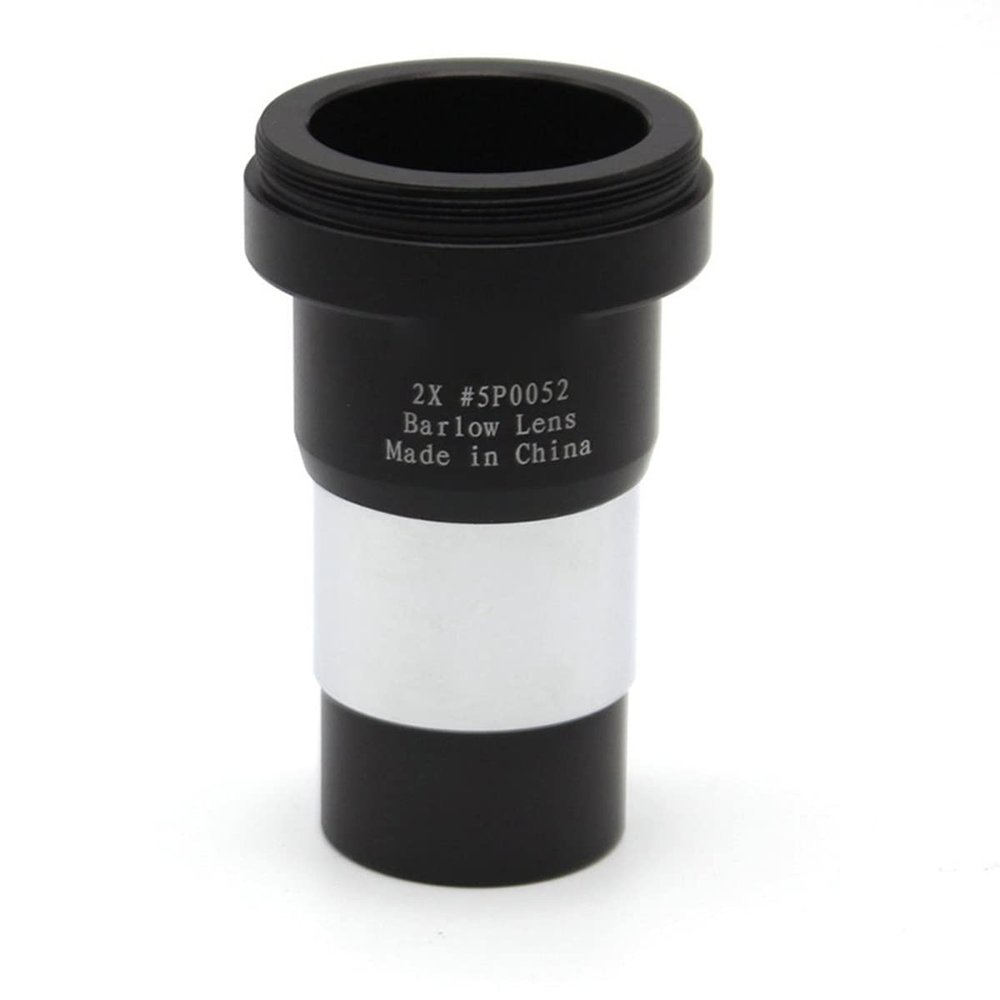 2X Barlow Lens Multi Coated for 1.25" Astronomical Telescope with M42x0.75mm Male Thread for T/T2