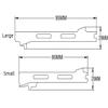 2 Pieces Pack Sliders Fit for Microtech UTX85 and Ultratech Series DIY Making Accessory(Large) view 2